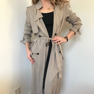 Tan Zara Trench Coat